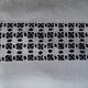 Large sheet 2places embroidered linen R C broad day