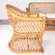 Woven rattan lounge set