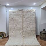 Handmade wool Berber rug 250x150 cm