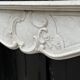 Louis XV style fireplace in Carrara marble circa 1940