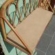 1960s rattan wall shelf
