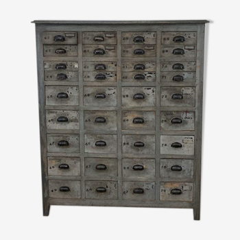 Old trade furniture with drawers from the 1920s