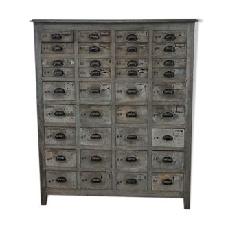 Old trade furniture with drawers from the 1920s