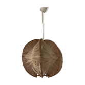 Suspension vintage scandinave bois et fils