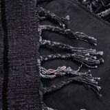 Gray & black oversize hemp rug 316x204cm