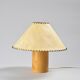 Table lamp in solid pine, French craftsmanship, 1970s.