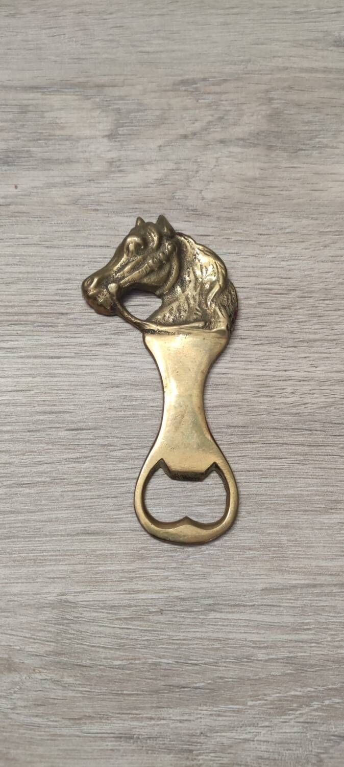 Brass bottle opener - horse