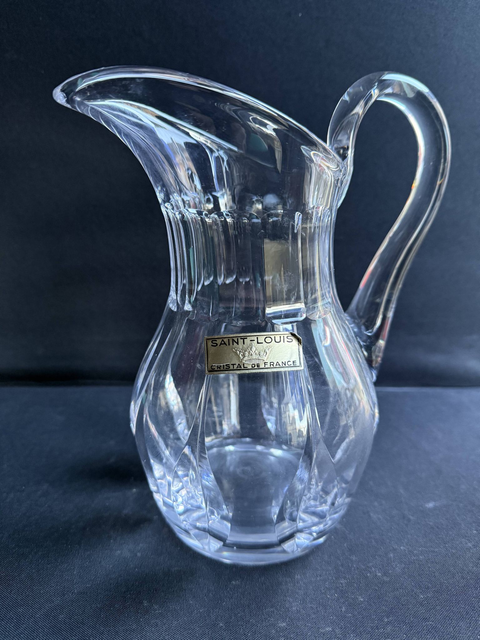 Cut crystal jug – Saint Louis Cerdagne service