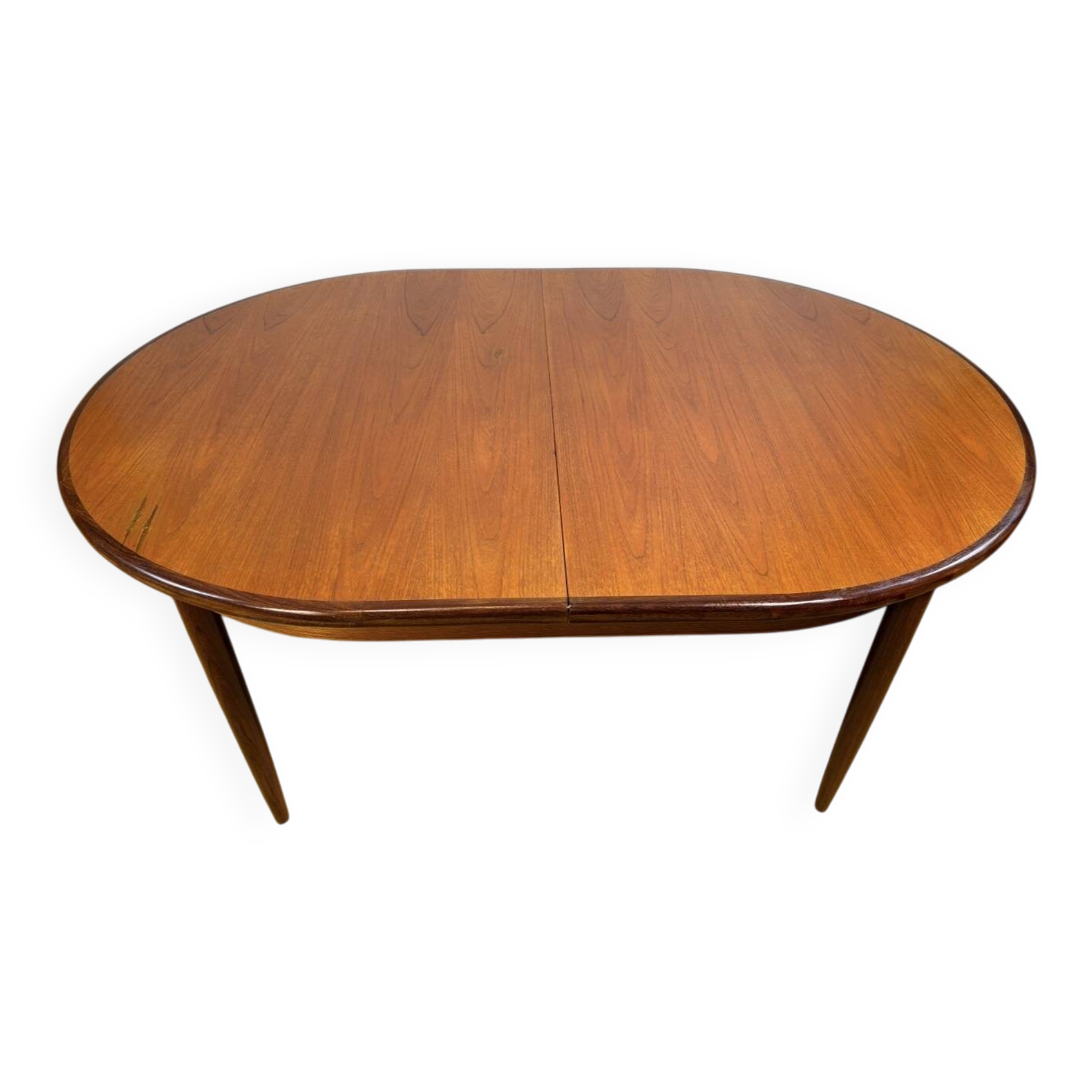 Mid-Century Retro Vintage Teak Oval Extending Dining Table by G Plan – Fres