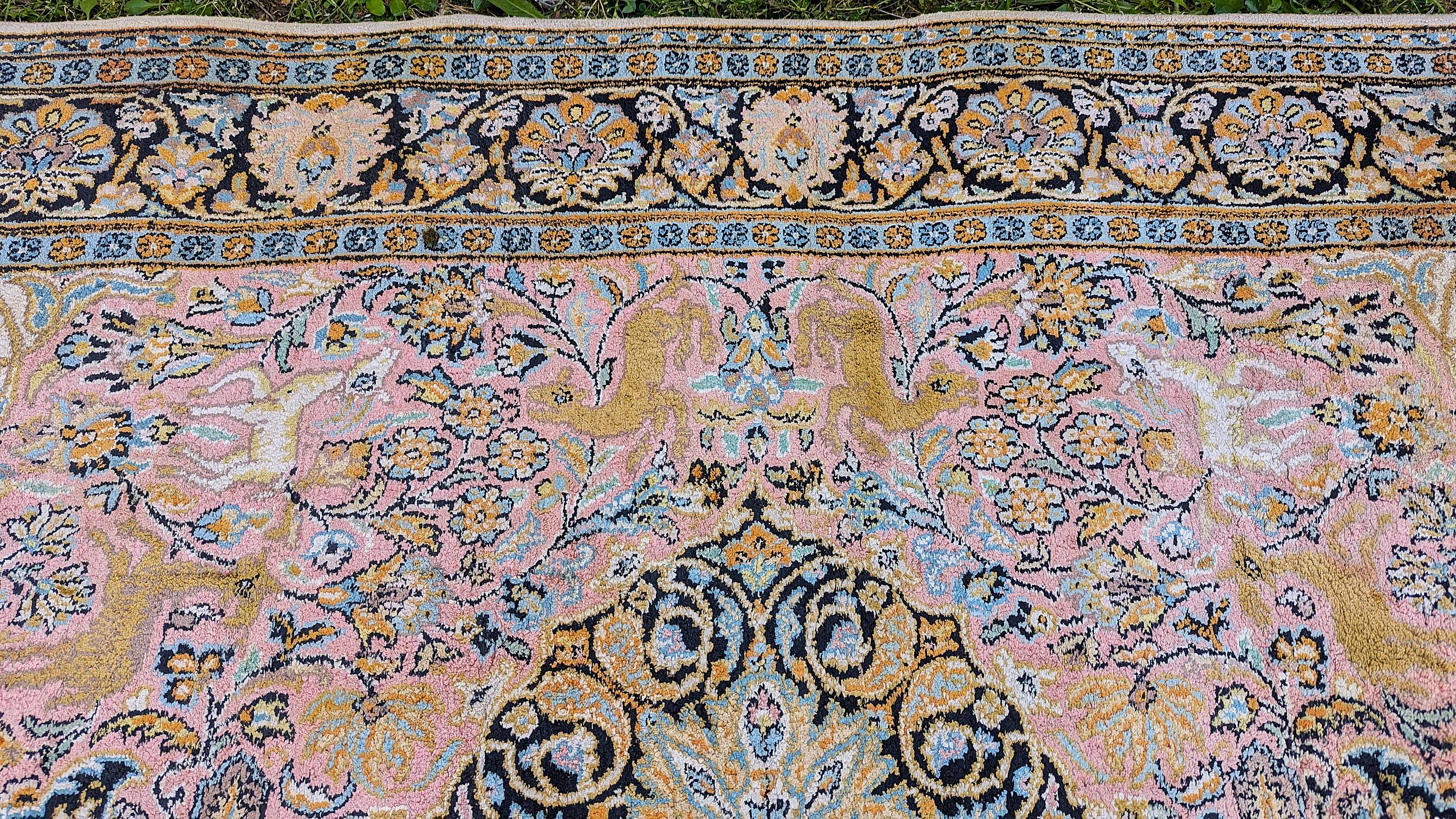 Handmade Silk Oriental Carpet 190 x 117 circa 1950