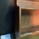 Double wooden wall shelf