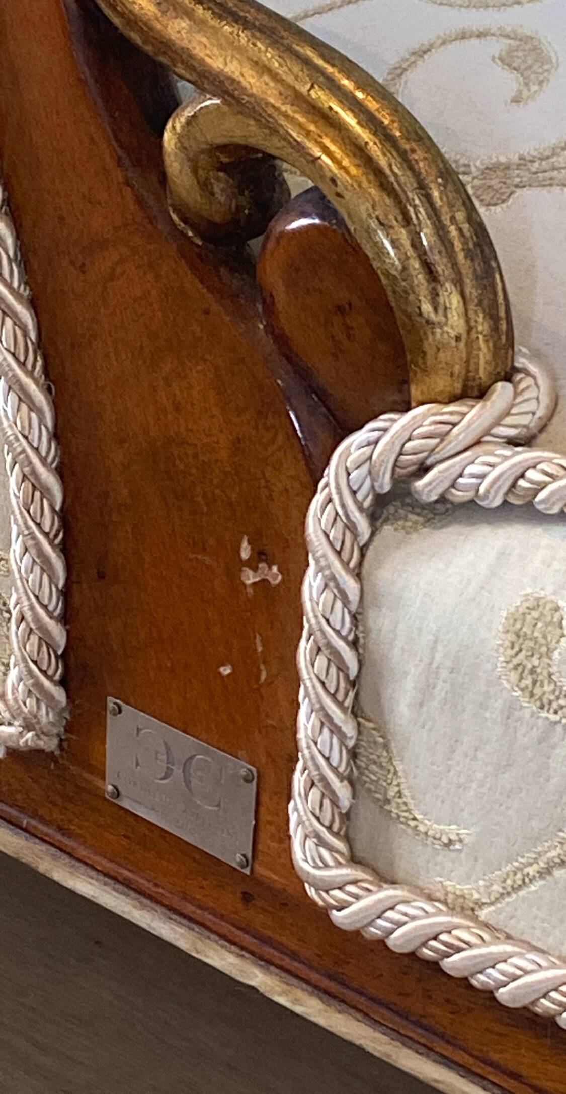 Meridienne cornelio cappellini -provenance superyatch-made in italy