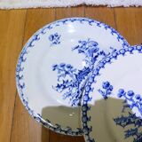 4 assiettes à dessert Gien Chardons (5)