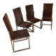 Set de 4 chaises vintage 70s