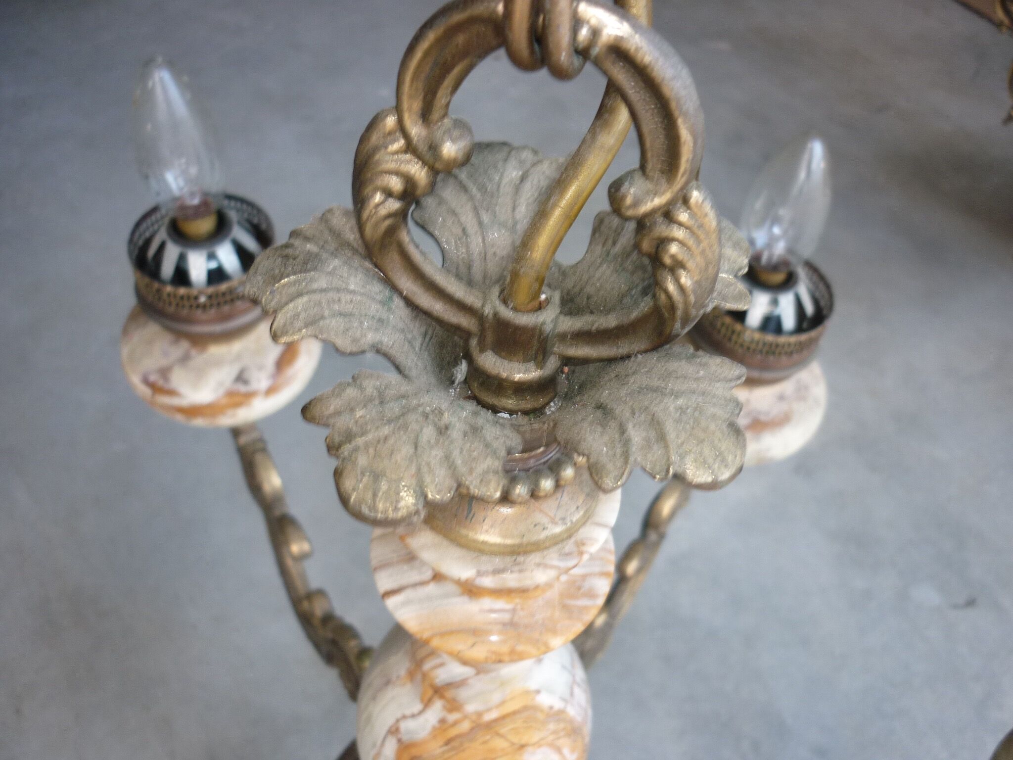 Chandelier with 6 fires of the 20th century