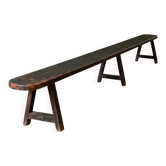 Old French provincial wooden bench, no. 1 | 335 cm