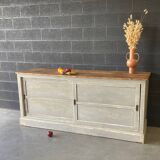 Old trade furniture with sliding door