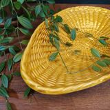 Vallauris Style Braided Effect Ceramic Dish