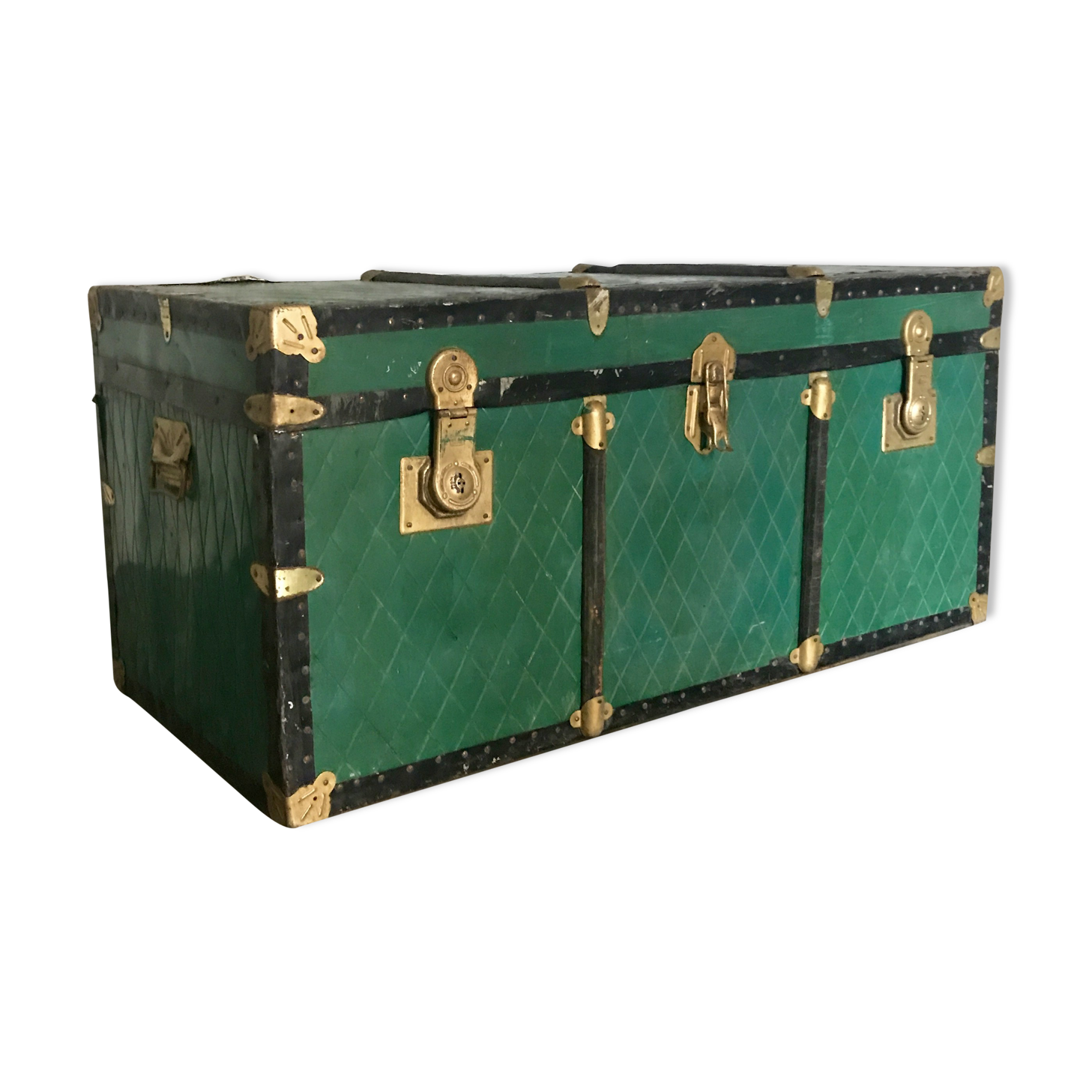 Ancient travel trunk