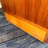 Low teak storage cabinet 60s