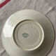 Dessert plates and serving dish, K&G Luneville, parakeet model.
