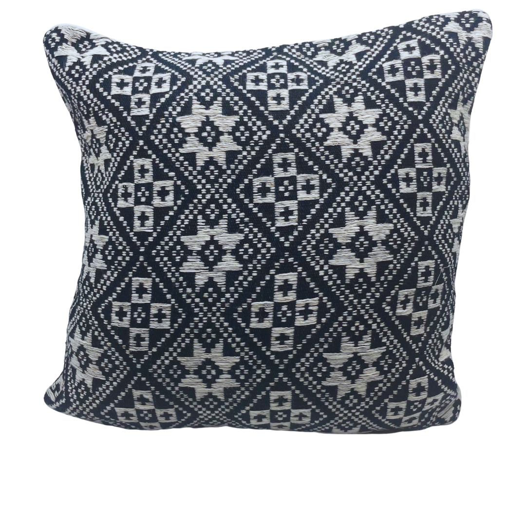 Navy blue design cushion