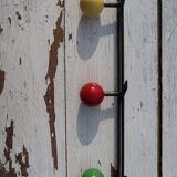 Metal coat rack patères color