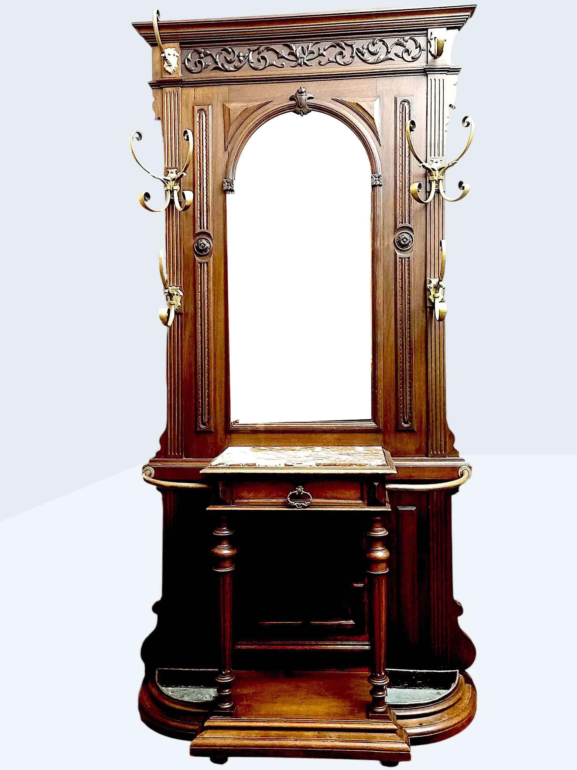 Walnut wardrobe