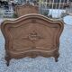 Lit style Louis XV en noyer (1 personne)