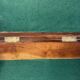 Old travel box solid mahogany writing board and nineteenth century brass