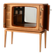 Meuble bar scandinave vintage en teck, années 1950