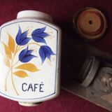 Old wall-mounted coffee grinder