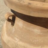 Terracotta garden jar