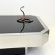 Table basse chromée DLG “Willy Rizzo”, Italie, 1970s