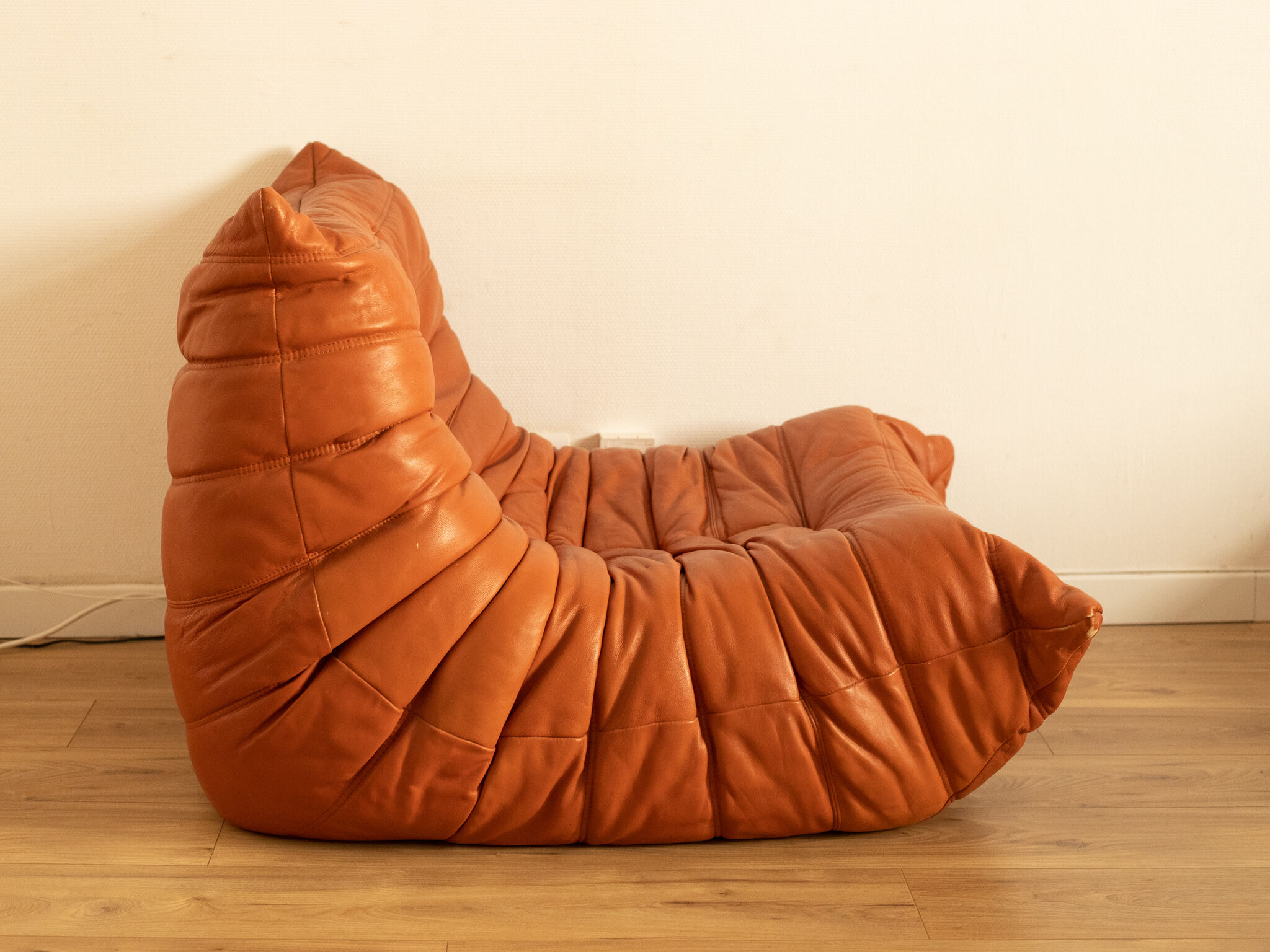 Togo leather armchair by Michel Ducaroy for Ligne Roset