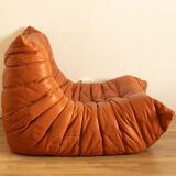 Togo leather armchair by Michel Ducaroy for Ligne Roset