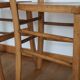 Lot de 8 chaises bistrot clair Luterma