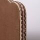 4 parts Brown Linen Fabric Room Divider 1970s Holland