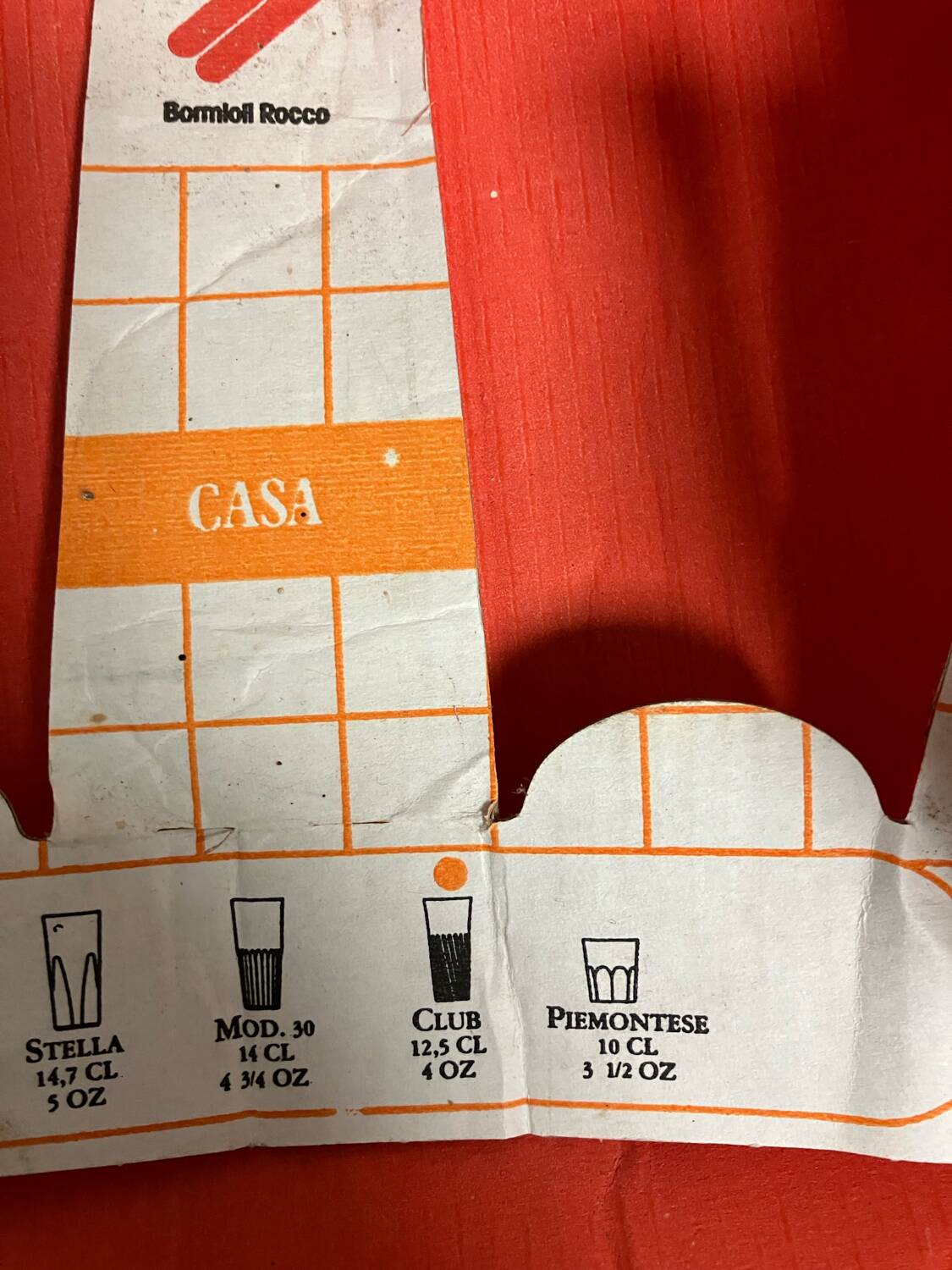 Vintage-Lot de 6 magnifiques verres-Bormioli Rocco