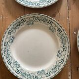 Set of 10 Moulin des loups plates