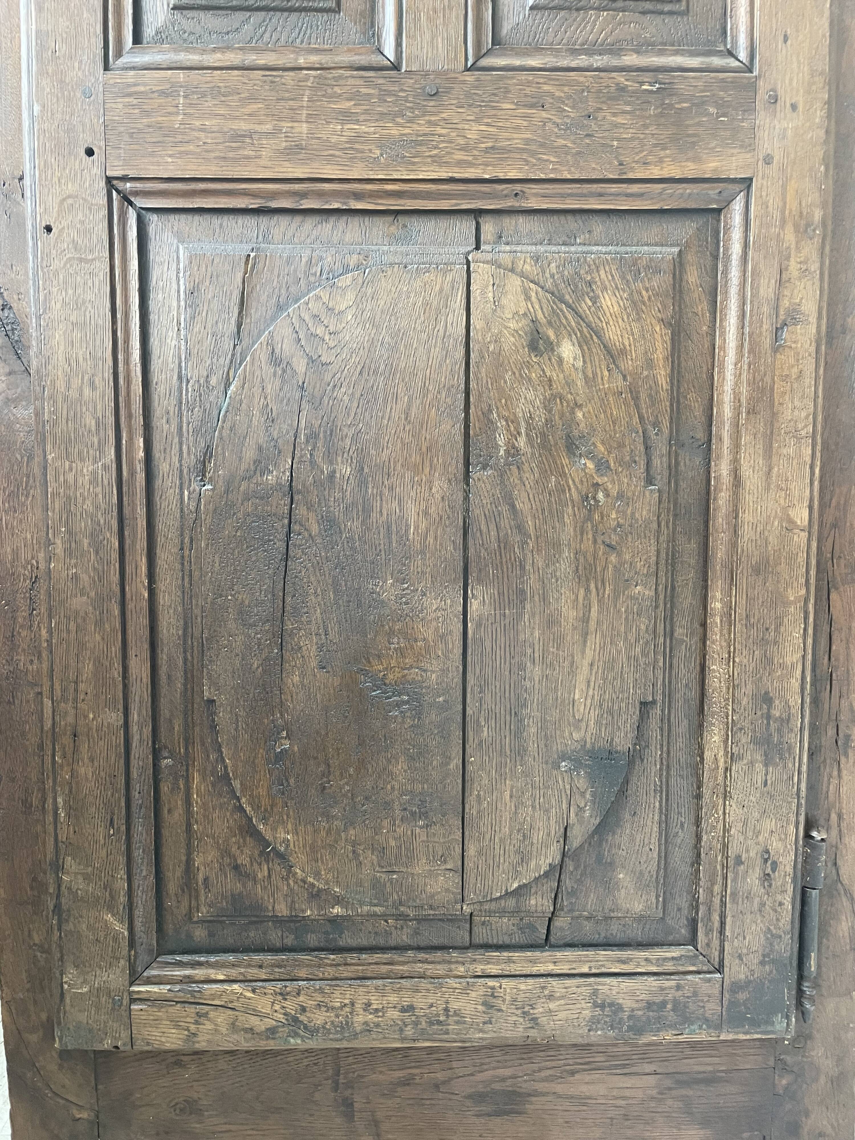 Savoyard solid oak cabinet XVIIIth