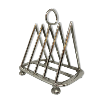 Walker & Hall english silver plate toast rack made in Sheffield circa 1900
