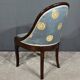 Pair of Mahogany Gondola Chairs, Restoration period – Part 1 of the 19th century