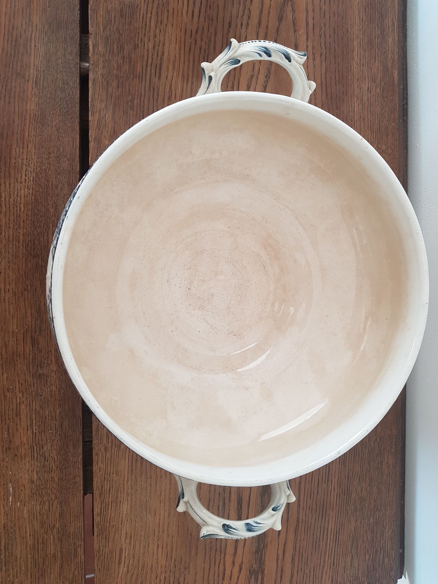 Compotier and saucer Badonviller model Richelieu