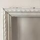 Set of 2 wooden frames of white color