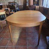 Scandinavian extendable teak table from the 1960s.