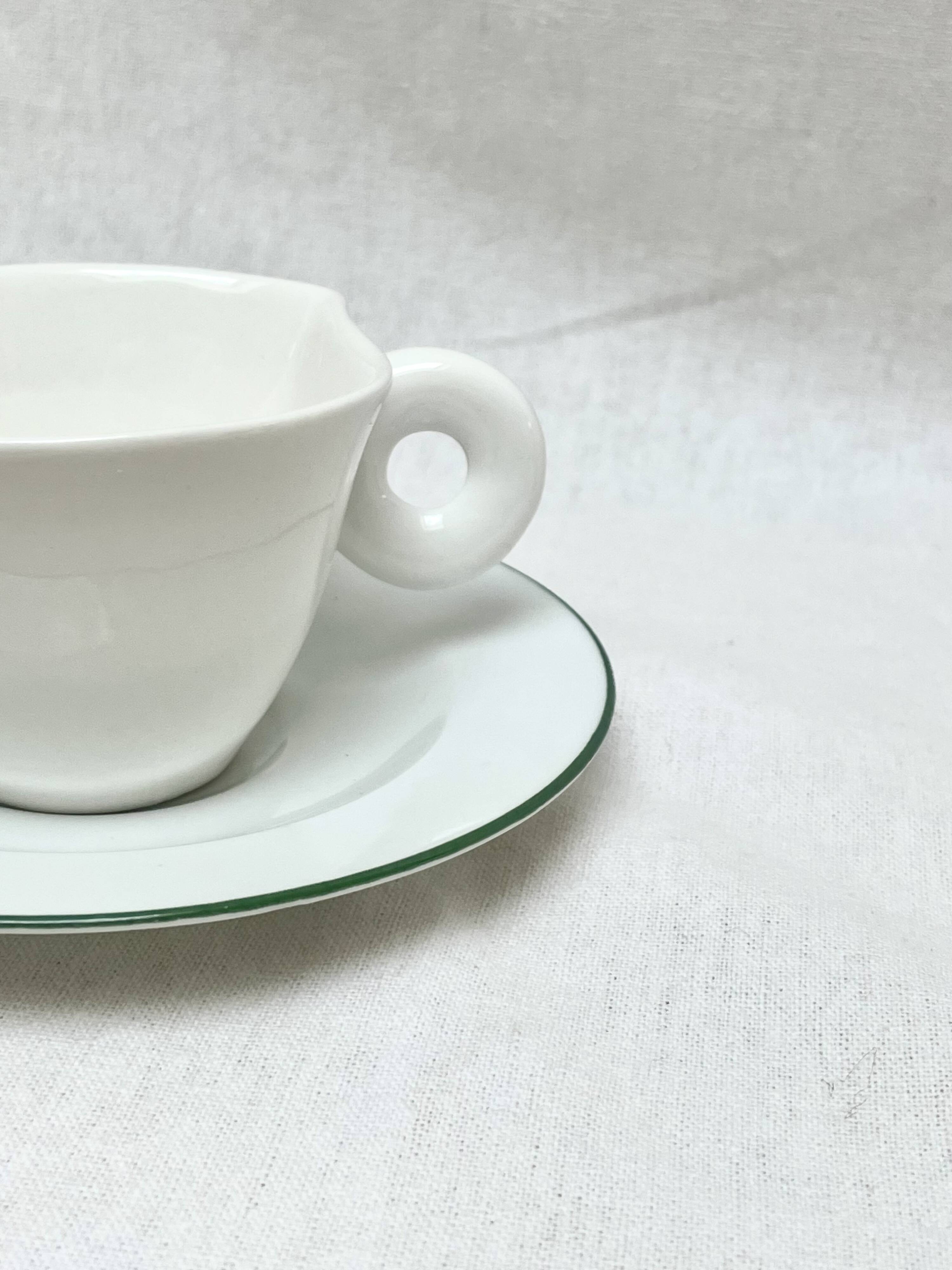 Lot De 4 Tasses à Café En Porcelaine Blanche – 100 Ml – Génériques