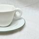 4 porcelain coffee cups