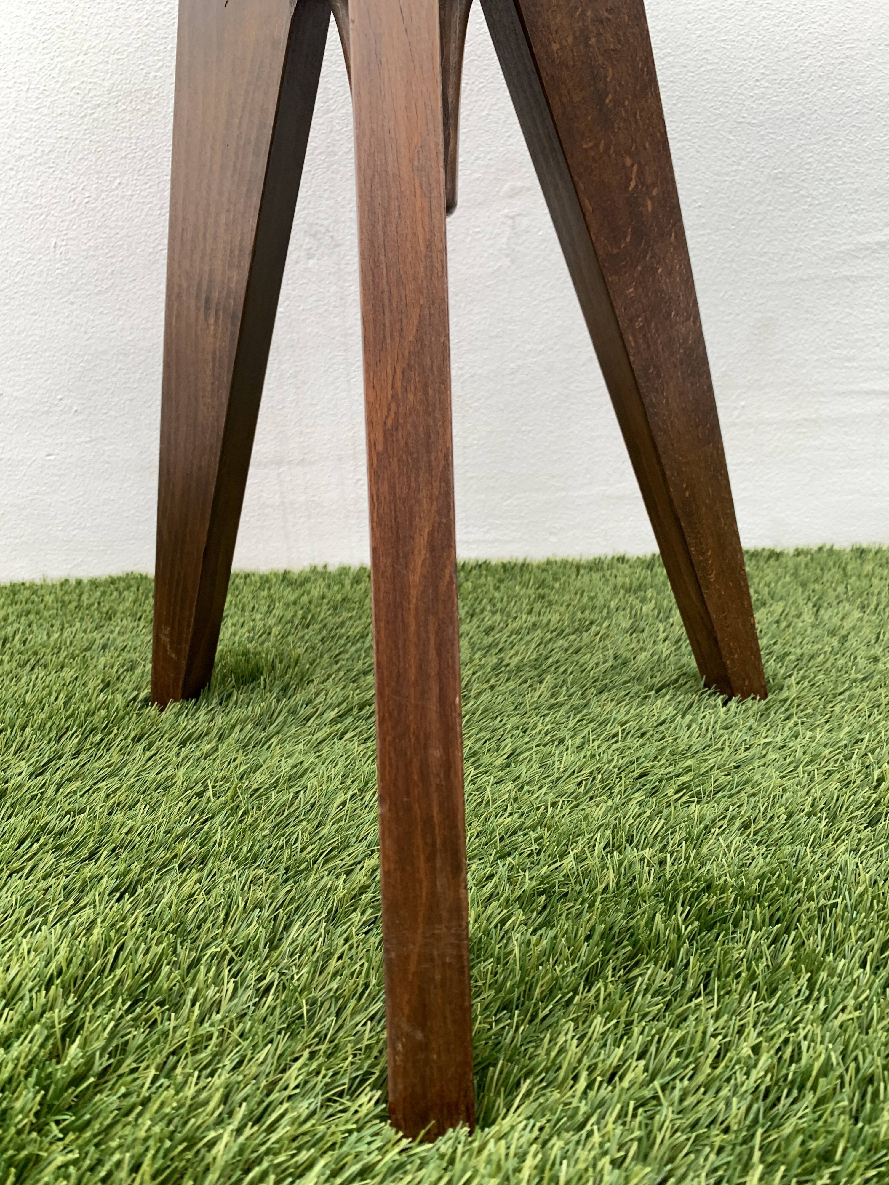 German piano stool, height adjustable, design Reiner Modell, 1950