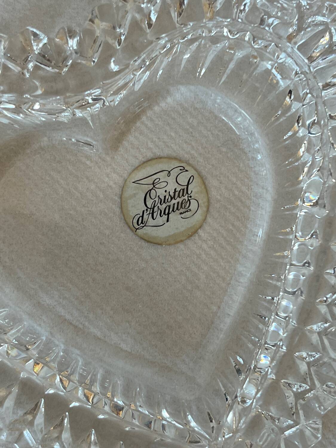 Arques crystal heart box